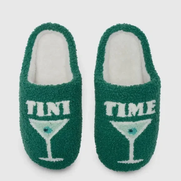Martini Tini Time Slippers - Picture 2 of 2